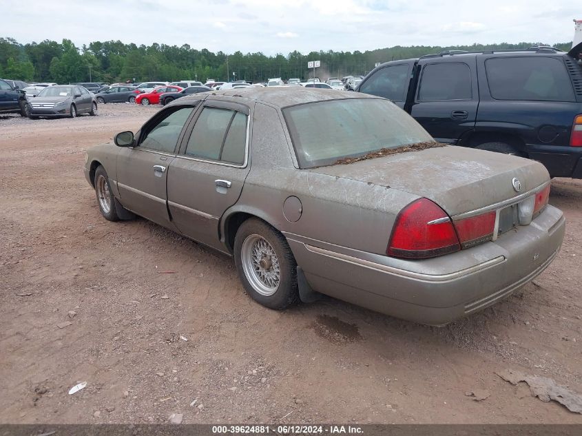 2000 Mercury Grand Marquis Ls VIN: 2MEFM75W3YX647265 Lot: 39624881