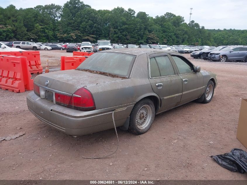 2000 Mercury Grand Marquis Ls VIN: 2MEFM75W3YX647265 Lot: 39624881