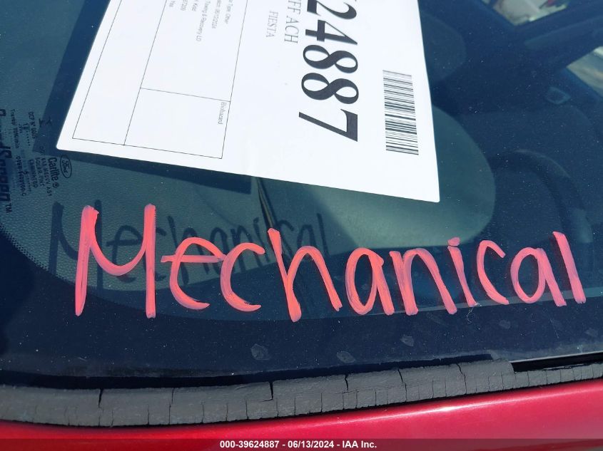 2015 Ford Fiesta Se VIN: 3FADP4BJ0FM114697 Lot: 39624887