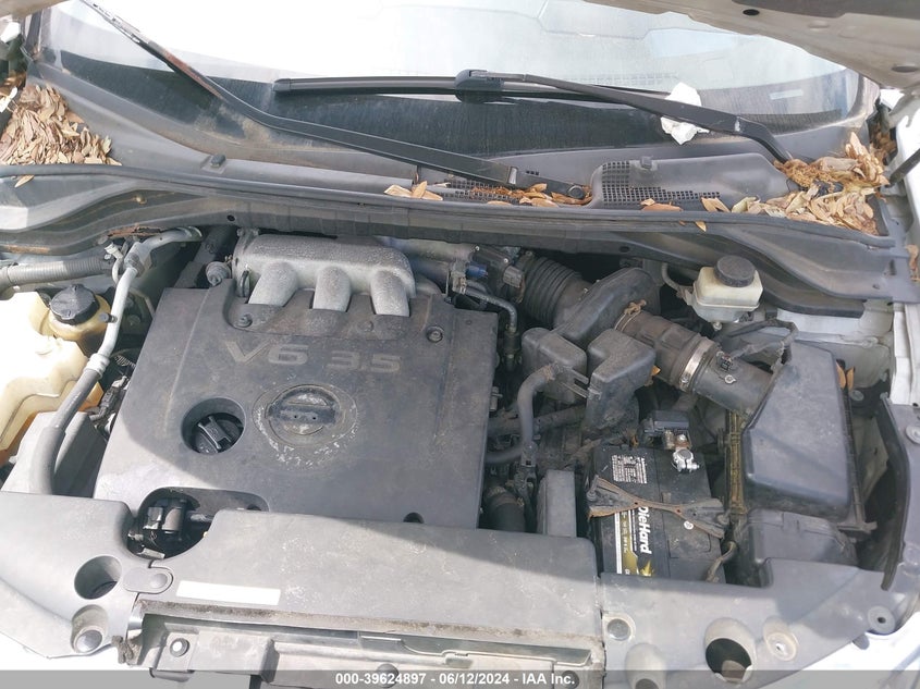 2007 Nissan Murano S VIN: JN8AZ08T17W522544 Lot: 39624897