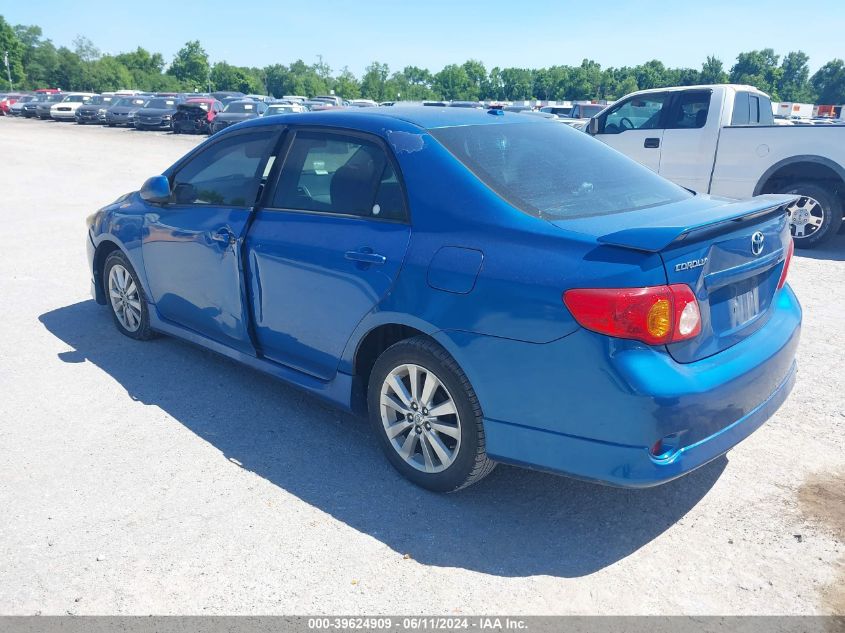 2009 Toyota Corolla S VIN: 2T1BU40E39C125044 Lot: 39624909