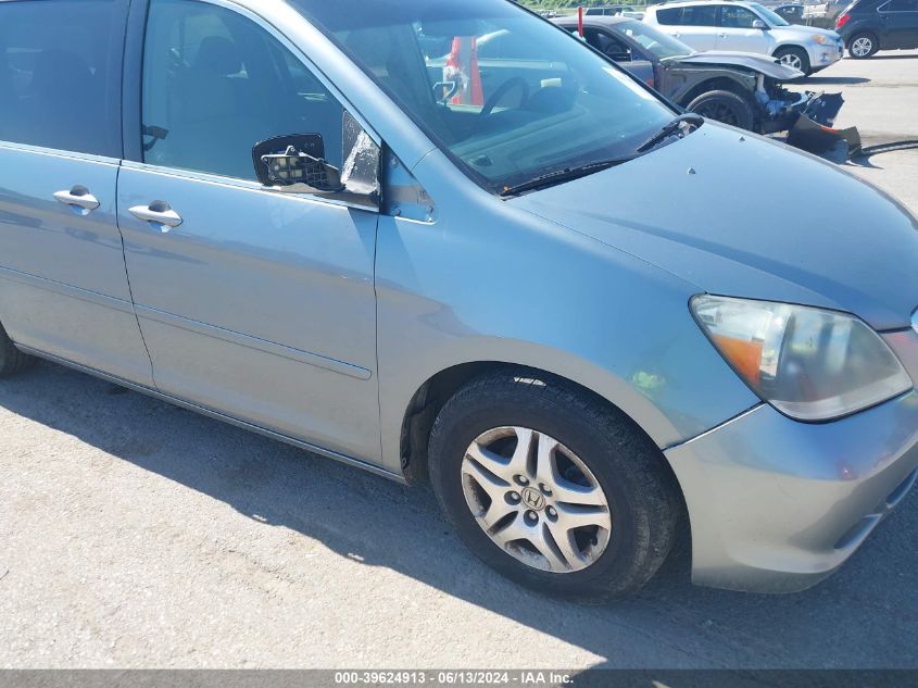 2005 Honda Odyssey Ex VIN: 5FNRL38405B112961 Lot: 39624913