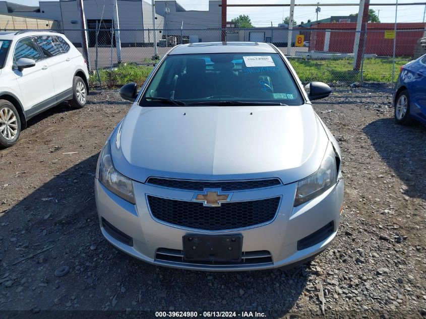 2014 Chevrolet Cruze Ls Auto VIN: 1G1PA5SG2E7451019 Lot: 39624980