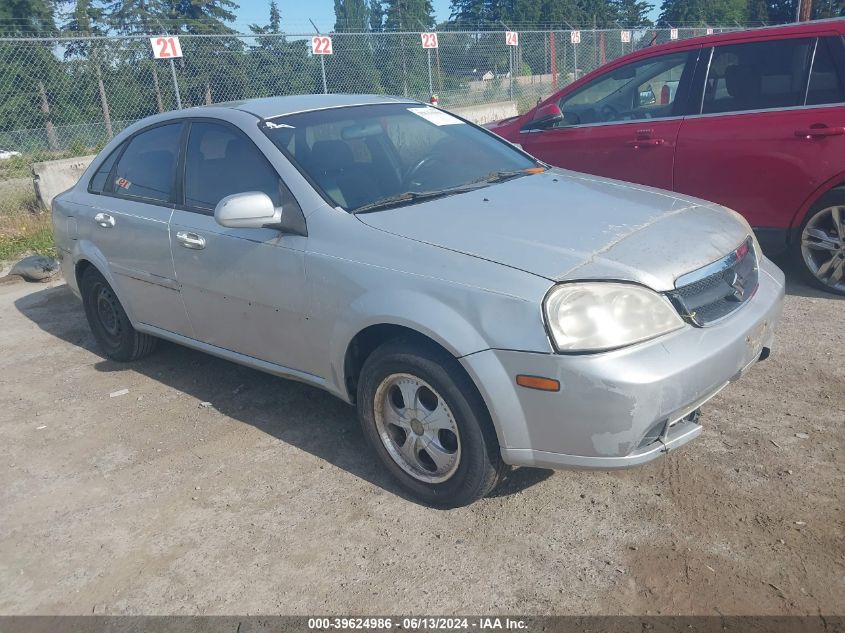 2007 Suzuki Forenza Convenience VIN: KL5JD56Z57K576294 Lot: 39624986