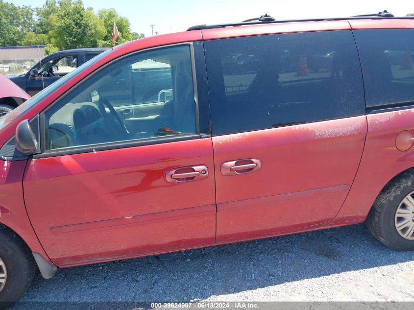 2005 Chrysler Town & Country Lx VIN: 2C4GP44R85R322098 Lot: 39624987