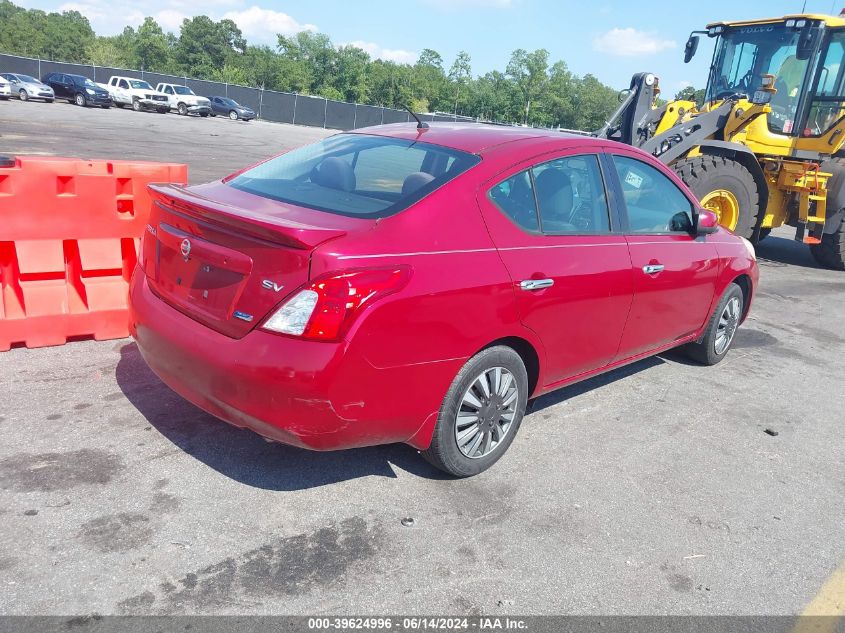 2014 Nissan Versa 1.6 S/1.6 S+/1.6 Sl/1.6 Sv VIN: 3N1CN7AP4EL872620 Lot: 39624996