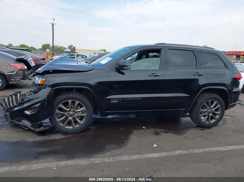 2016 Jeep Grand Cherokee Limited 75Th Anniversary VIN: 1C4RJFBG0GC435238 Lot: 39625005
