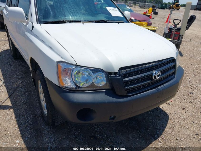 2003 Toyota Highlander V6 VIN: JTEHF21A830103154 Lot: 39625006