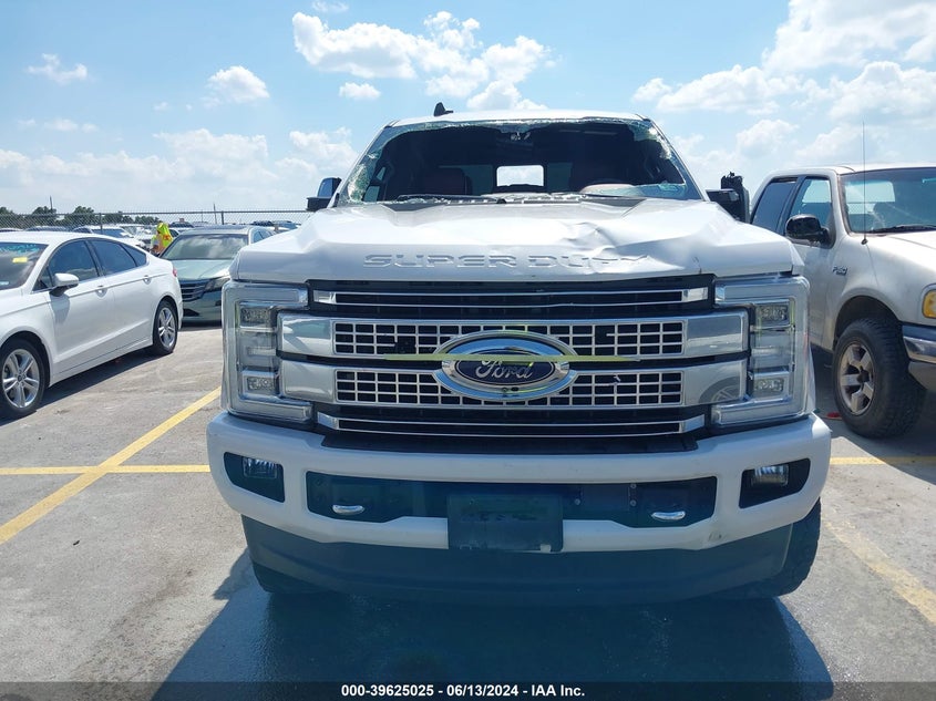 2019 Ford F-250 Platinum VIN: 1FT7W2BT2KEF39290 Lot: 39625025