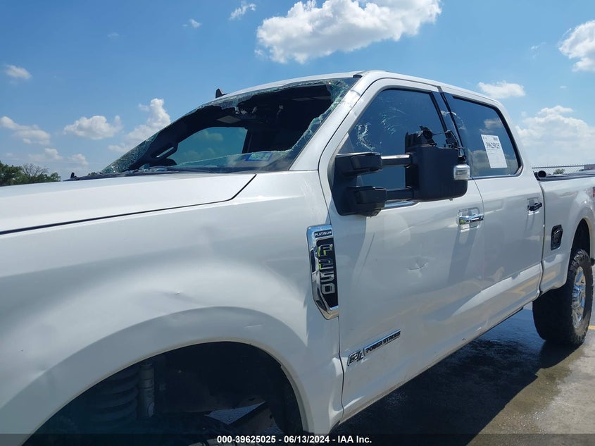 2019 Ford F-250 Platinum VIN: 1FT7W2BT2KEF39290 Lot: 39625025