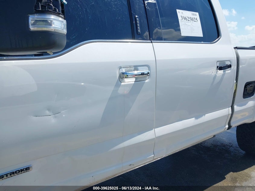 2019 Ford F-250 Platinum VIN: 1FT7W2BT2KEF39290 Lot: 39625025