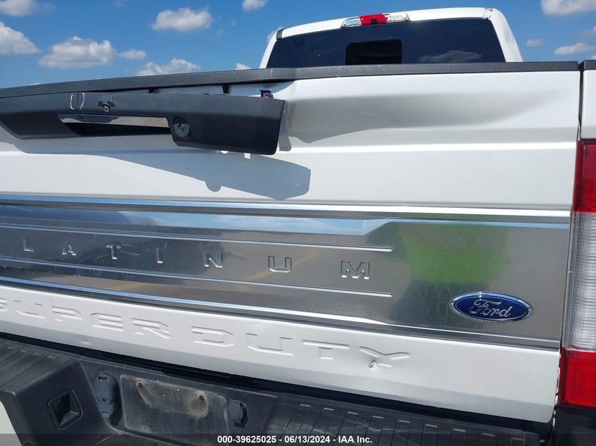 2019 Ford F-250 Platinum VIN: 1FT7W2BT2KEF39290 Lot: 39625025