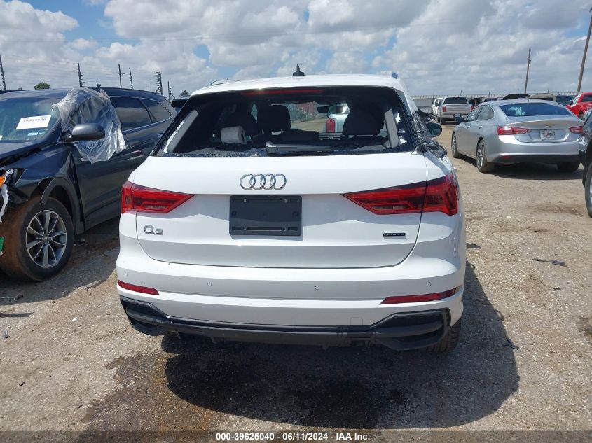 2024 Audi Q3 Premium 45 Tfsi S Line Quattro Tiptronic VIN: WA1DECF34R1035941 Lot: 39625040