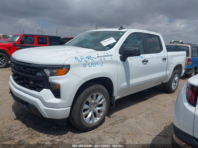 2022 Chevrolet Silverado C1500 Custom VIN: 3GCPABEK0NG527511 Lot: 39625046