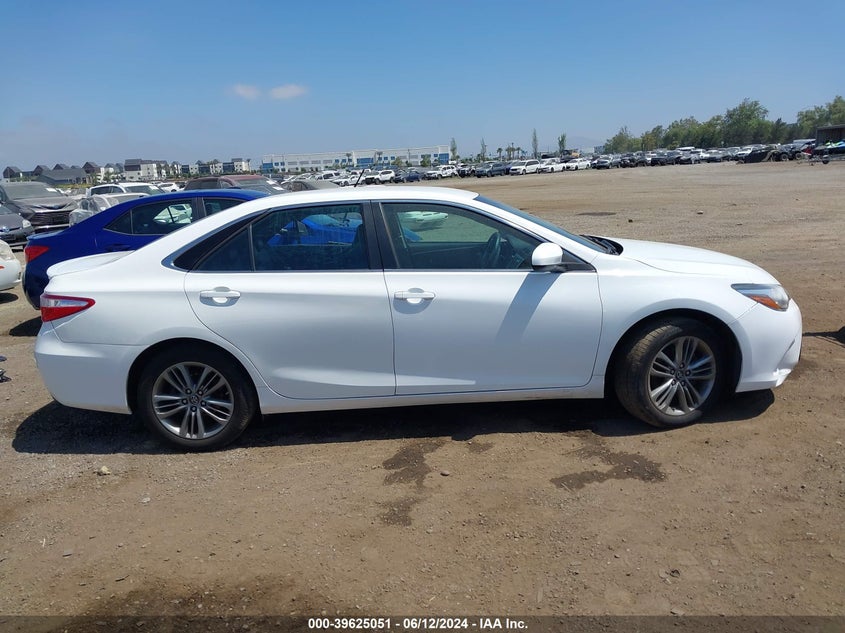2016 Toyota Camry Se VIN: 4T1BF1FK0GU240539 Lot: 39625051