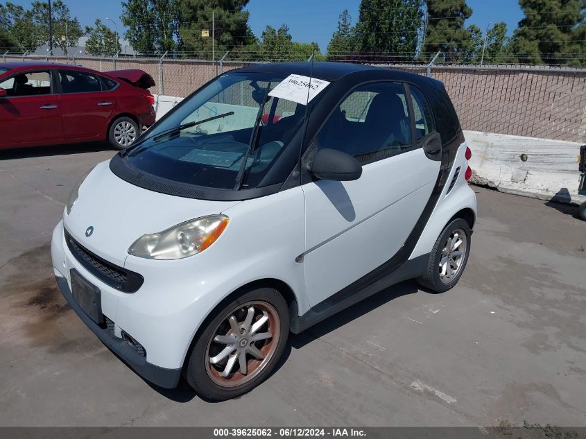 2009 Smart Fortwo Brabus/Passion/Pure VIN: WMEEJ31X99K301420 Lot: 39625062