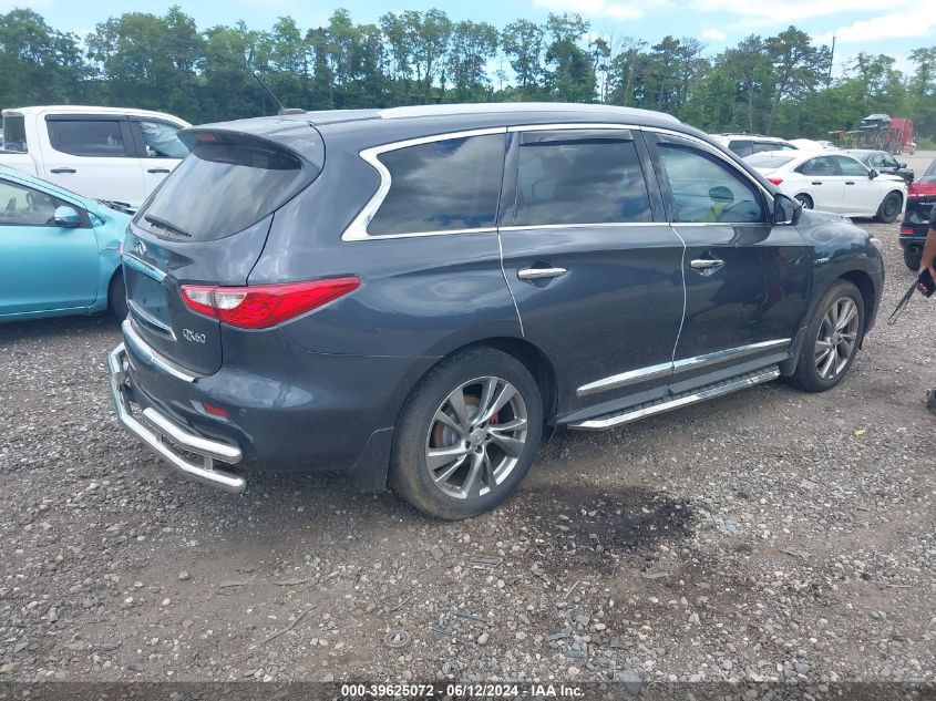 2014 Infiniti Qx60 Hybrid VIN: 5N1CL0MM3EC525637 Lot: 39625072