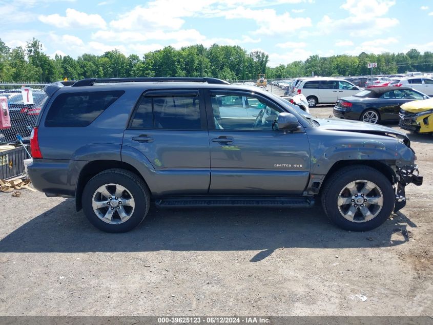 2007 Toyota 4Runner Limited V8 VIN: JTEBT17R270066145 Lot: 39625123