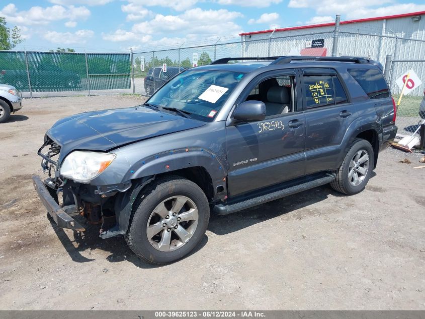 2007 Toyota 4Runner Limited V8 VIN: JTEBT17R270066145 Lot: 39625123