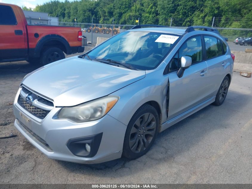 2012 Subaru Impreza 2.0I Sport Premium VIN: JF1GPAL60CH215244 Lot: 39625125