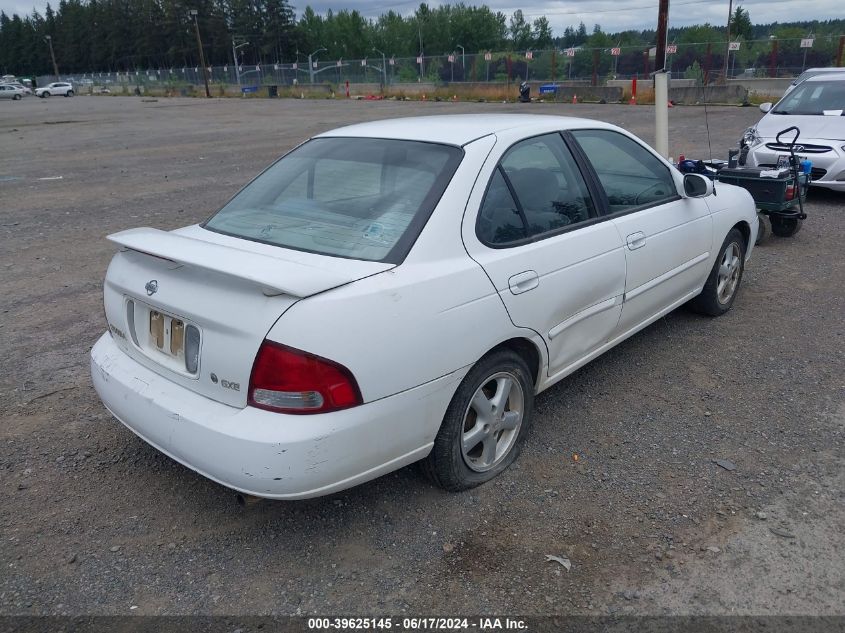 2002 Nissan Sentra Gxe VIN: 3N1CB51D62L650367 Lot: 39625145