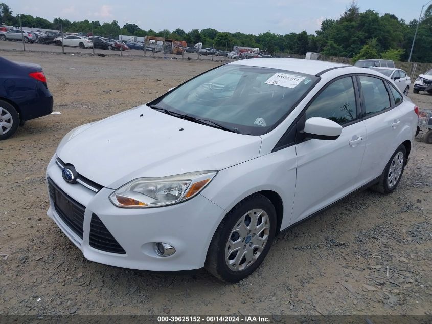 2012 Ford Focus Se VIN: 1FAHP3F24CL196087 Lot: 39625152