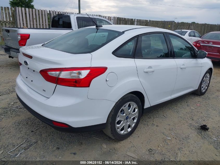 2012 Ford Focus Se VIN: 1FAHP3F24CL196087 Lot: 39625152