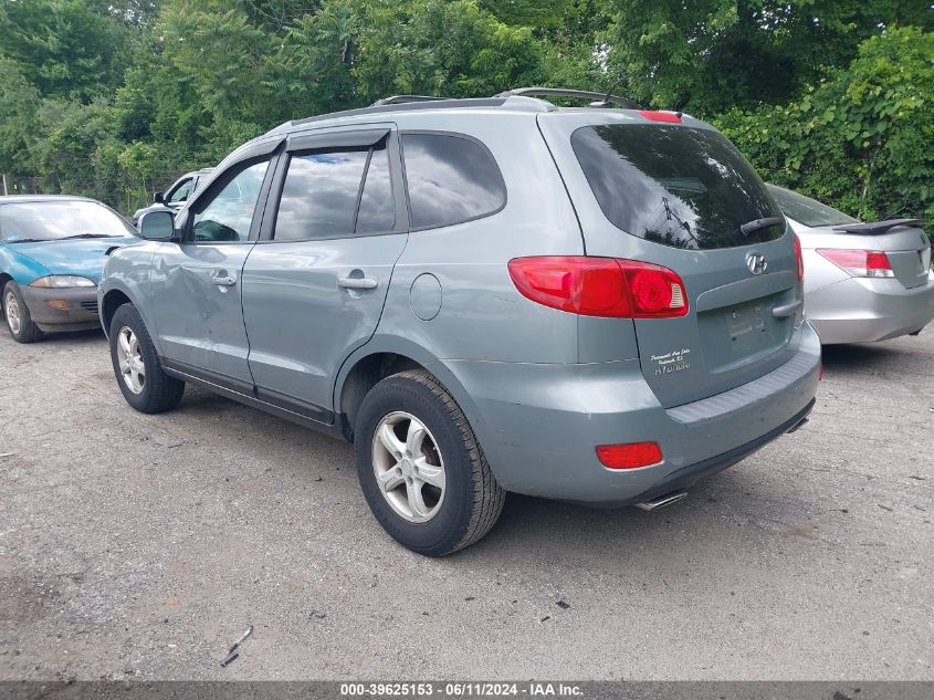 2007 Hyundai Santa Fe Gls VIN: 5NMSG13D97H083060 Lot: 39625153