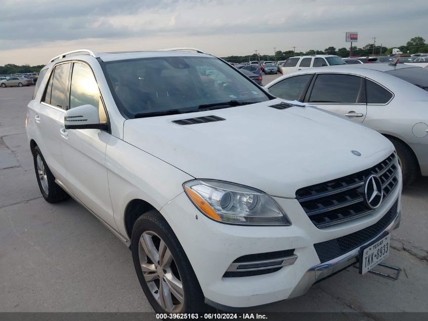 2014 Mercedes-Benz Ml 350 4Matic VIN: 4JGDA5HB1EA439030 Lot: 39625163