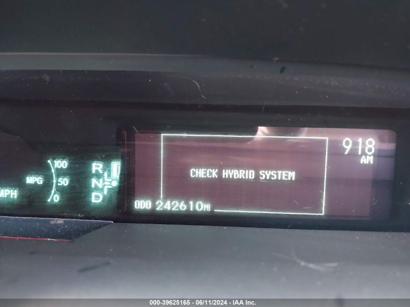 2010 Toyota Prius Iii VIN: JTDKN3DU5A0176472 Lot: 39625165