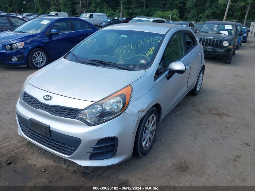 2016 Kia Rio Lx VIN: KNADM5A31G6601501 Lot: 39625182