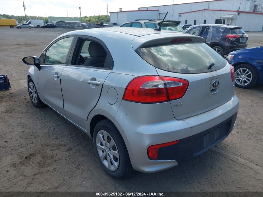 2016 Kia Rio Lx VIN: KNADM5A31G6601501 Lot: 39625182