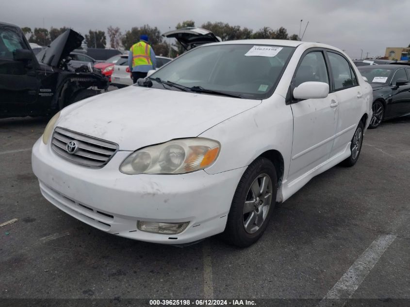 2003 Toyota Corolla S VIN: 1NXBR32E53Z051544 Lot: 39625198