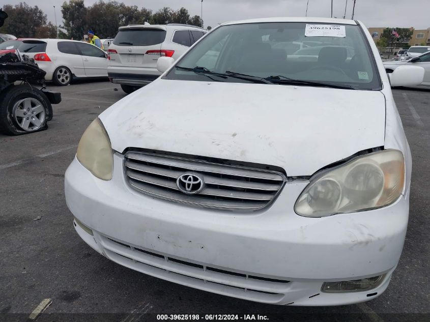 2003 Toyota Corolla S VIN: 1NXBR32E53Z051544 Lot: 39625198