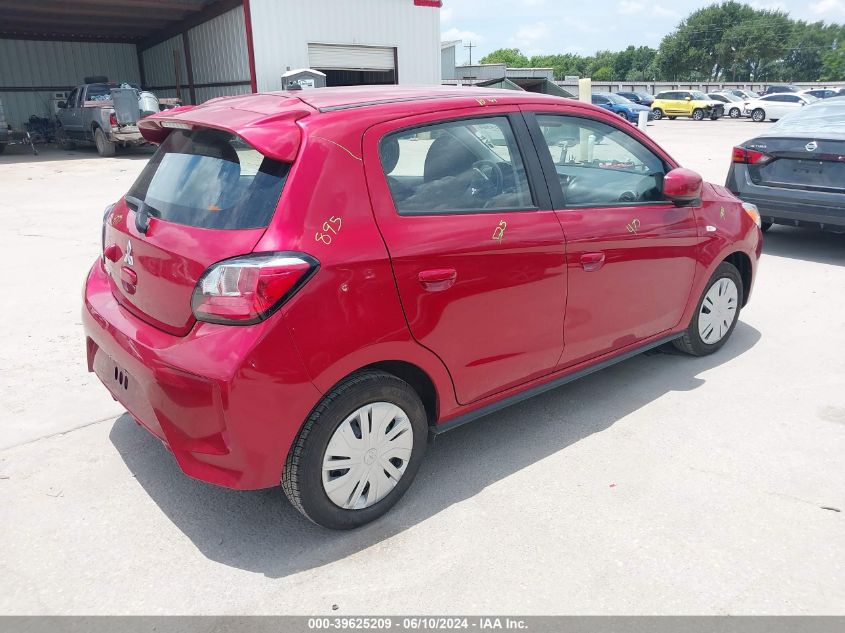 2021 Mitsubishi Mirage Es/Le/Carbonite Edition VIN: ML32AUHJ0MH013223 Lot: 39625209