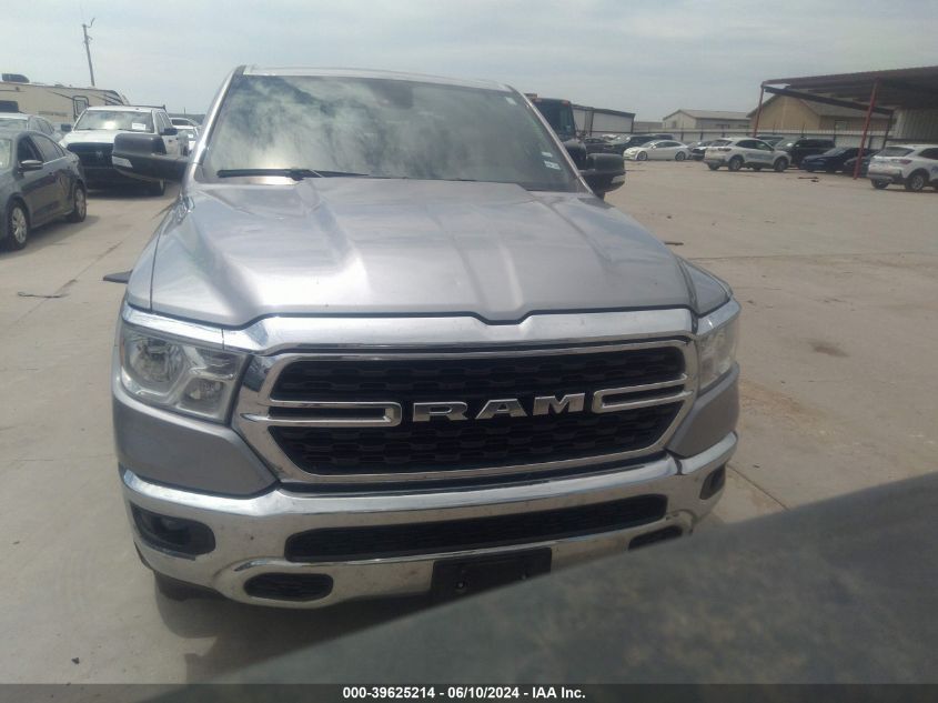 2022 Ram 1500 Big Horn/Lone Star VIN: 1C6RREBT1NN372563 Lot: 39625214