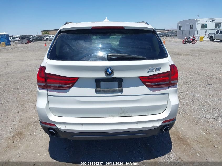 2016 BMW X5 Sdrive35I VIN: 5UXKR2C59G0U17711 Lot: 39625237
