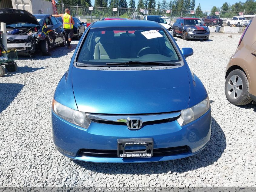 2008 Honda Civic Lx VIN: 1HGFA16588L039785 Lot: 39625246