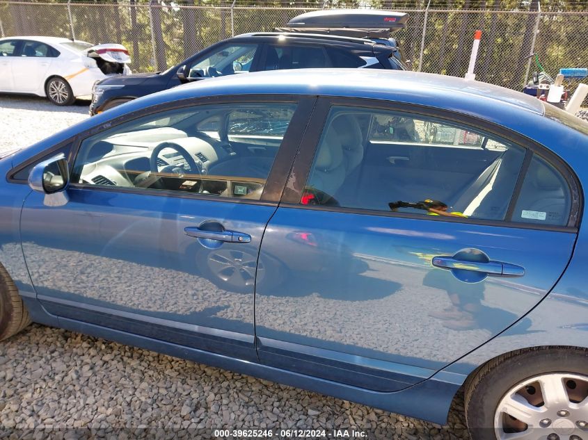 2008 Honda Civic Lx VIN: 1HGFA16588L039785 Lot: 39625246