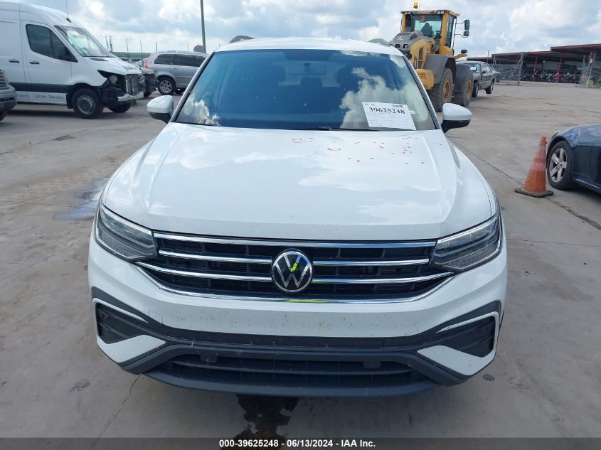 2022 Volkswagen Tiguan 2.0T S VIN: 3VV1B7AX4NM164375 Lot: 39625248