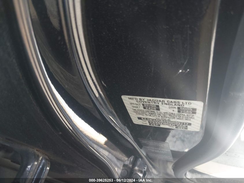 2009 Jaguar Xf Luxury VIN: SAJWA05B69HR09717 Lot: 39625253