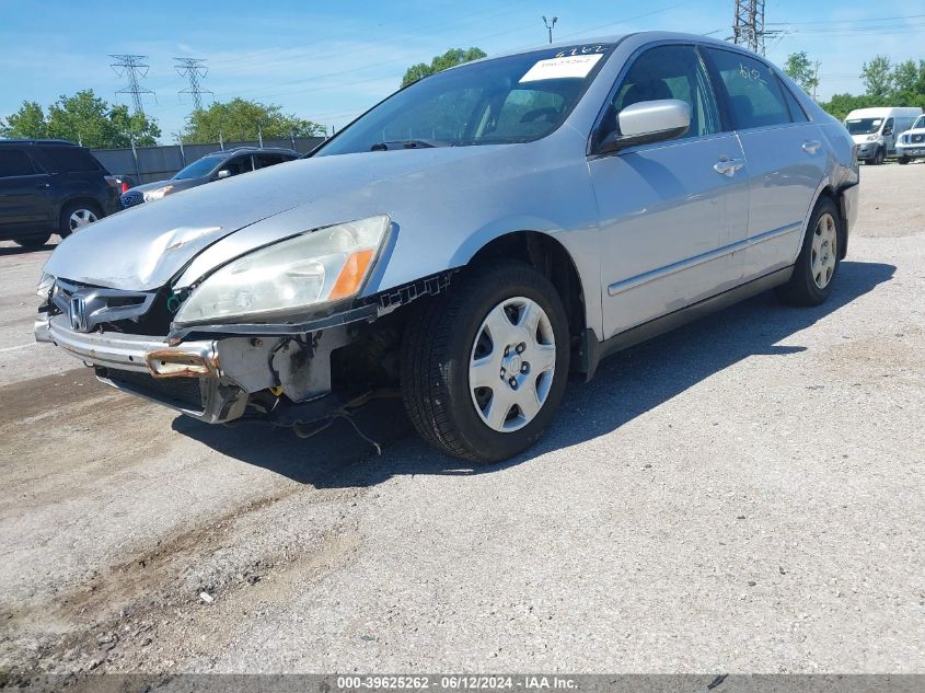 2005 Honda Accord 2.4 Lx VIN: 1HGCM56425A109345 Lot: 39625262