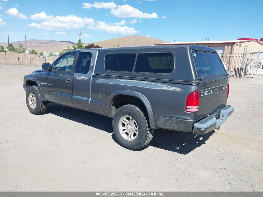 2002 Dodge Dakota Sport VIN: 1B7GG32X32S543761 Lot: 39625263