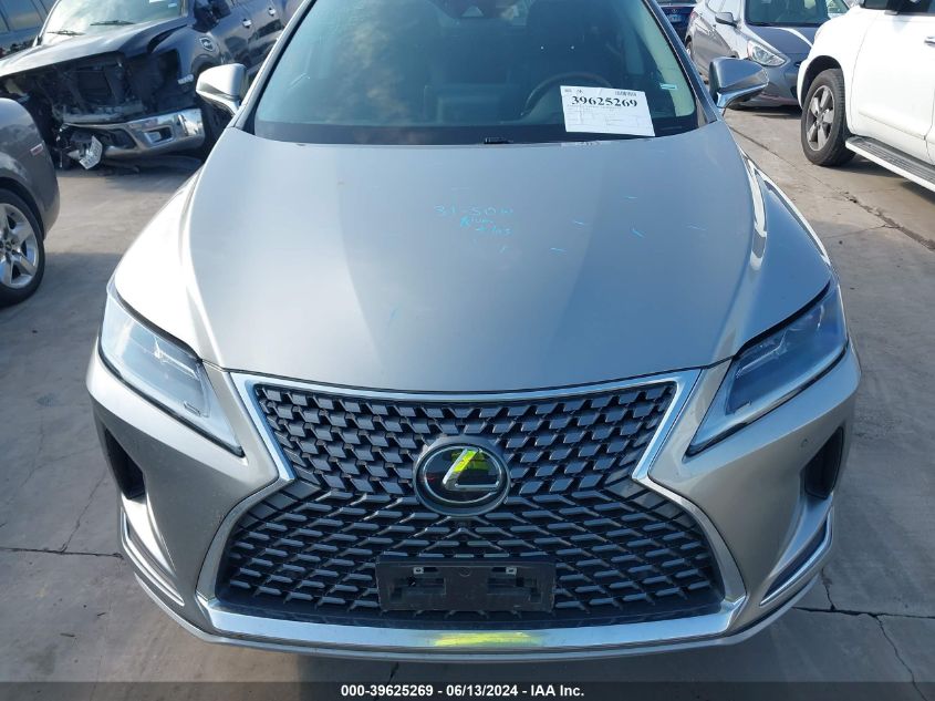2022 Lexus Rx 350 VIN: 2T2HZMAA1NC227391 Lot: 39625269