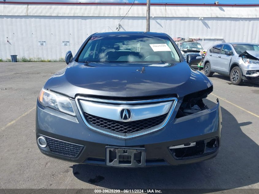 2015 Acura Rdx VIN: 5J8TB3H51FL007024 Lot: 39625299