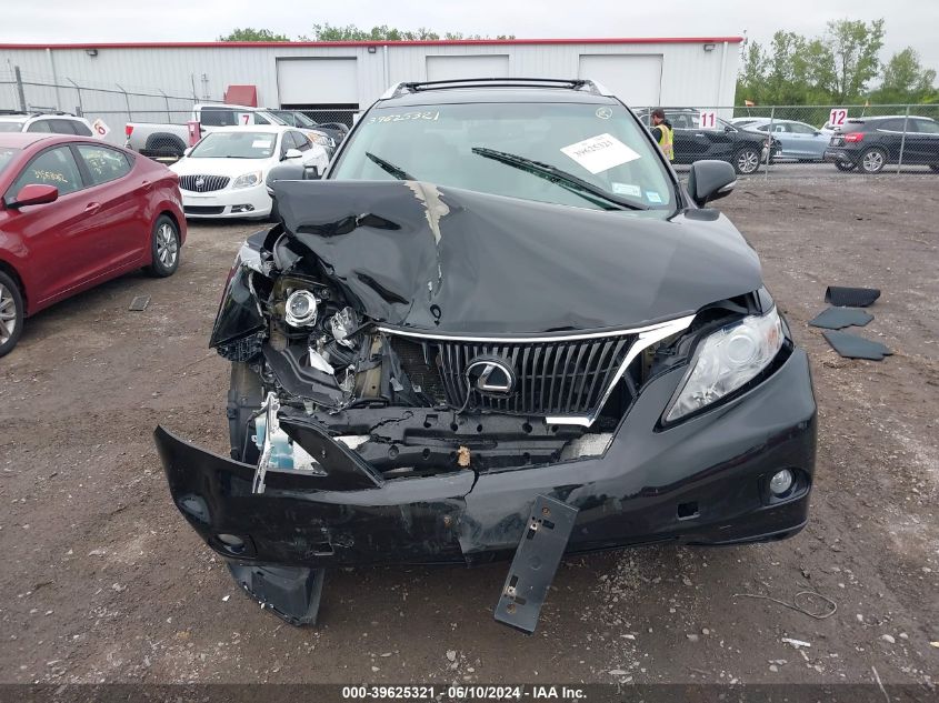 2010 Lexus Rx 350 VIN: 2T2BK1BA9AC050476 Lot: 39625321
