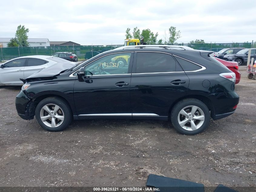 2010 Lexus Rx 350 VIN: 2T2BK1BA9AC050476 Lot: 39625321