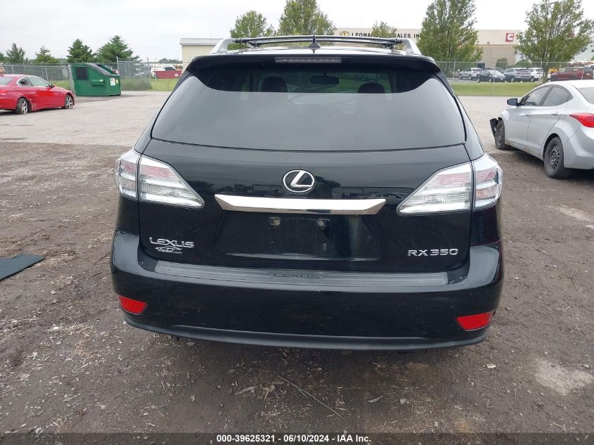 2010 Lexus Rx 350 VIN: 2T2BK1BA9AC050476 Lot: 39625321