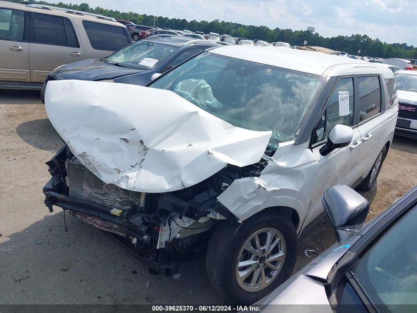 2022 Kia Carnival Mpv Lx Seat Package VIN: KNDNB4H31N6156137 Lot: 39625370