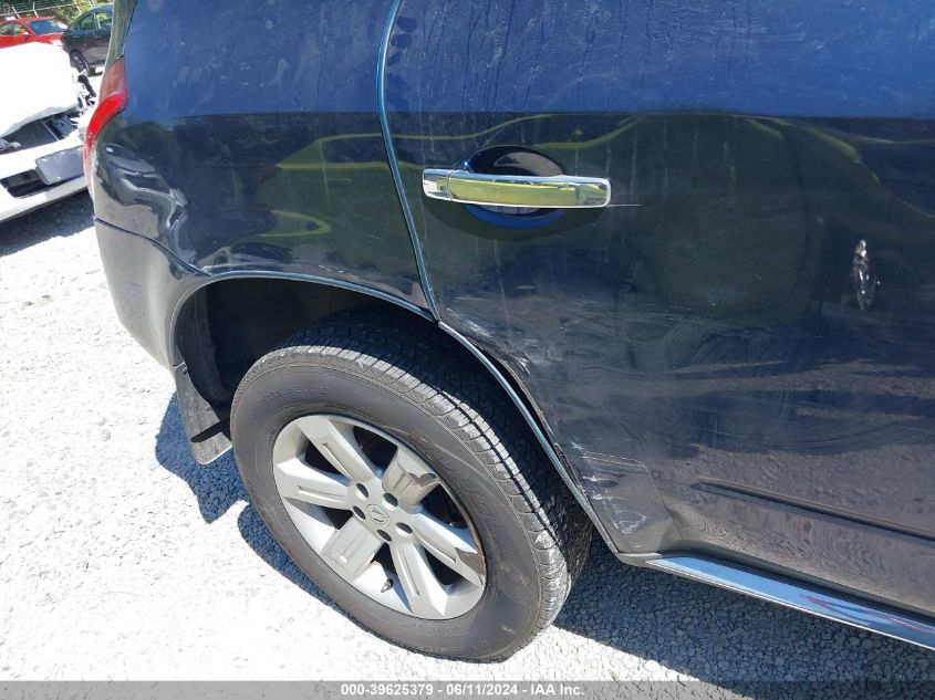 2006 Nissan Murano Sl VIN: JN8AZ08W16W552362 Lot: 39625379